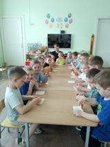 Получилось очень вкусное печенье. Средняя группа Б