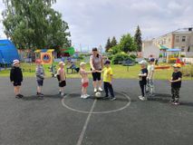 день детского футбола. старшая группа